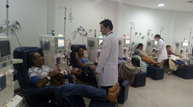 Na época da implantação havia 43 pacientes em atendimento. Desde então, 122 pessoas já receberam o tratamento. Foto: Hospital Regional de Coxim - Divulgação/Assessoria