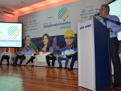 Governador Reinado Azambuja participou da abertura oficial do evento - Ana Cristina Santos/JP Governador Reinado Azambuja participou da abertura oficial do evento - Ana Cristina Santos/JP