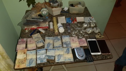 Trabalho conjunto entre a 3ª DP e o 2º BPM de Três Lagoas tira traficante das ruas - Divulgação/Polícia Civil