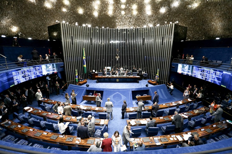 Projeto da reforma da Previdência na Comissão de Constituição e Justiça do Senado - Divulgação/Agência Brasil