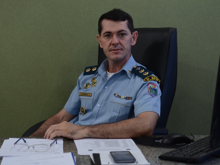 Wilson Sérgio Monari deixa o comando da PM em Três Lagoas para assumir um posto em Campo Grande  - Leandro Elias