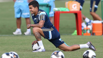 Dudu recuperou-se de lesão na coxa e está relacionado para a clássico - Divulgação/Palmeiras