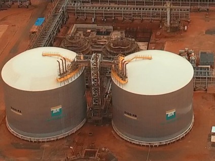Estatal diz que a fábrica está com 80% de sua planta física executada; gasto chega a R$ 3,5 bilhões - james luck imagens aéreas