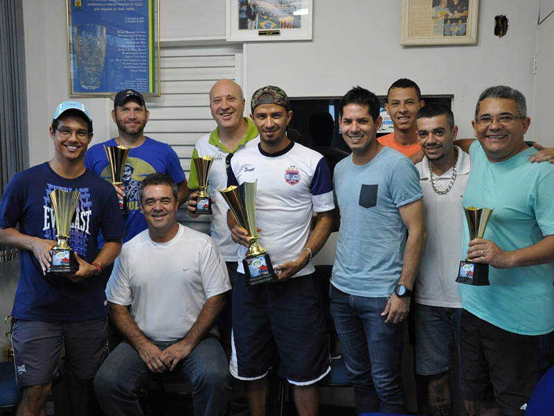 Equipe masculina de futsal garantiu a participação nos Jabs - Divulgação