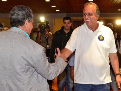 O candidato ao cargo de governador do Rio de Janeiro, Luiz Fernando Pezão (PMDB) está reeleito - Fernando Frazão/Agência Brasil