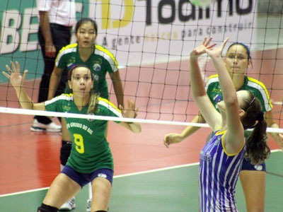 Tocantins vence Mato Grosso do Sul no brasileiro juvenil de vôlei -