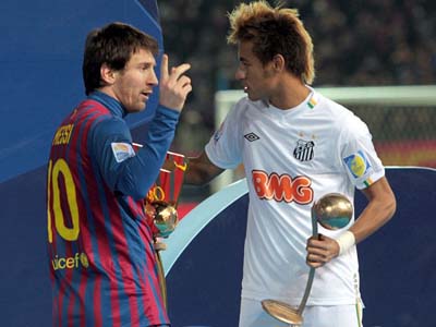 Neymar quer fazer parte do elenco que tem Messi como estrela -