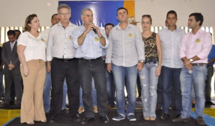 Governador garante apoio à Ronaldo Miziara e Binga Freitas - Divulgação Governador garante apoio à Ronaldo Miziara e Binga Freitas - Divulgação