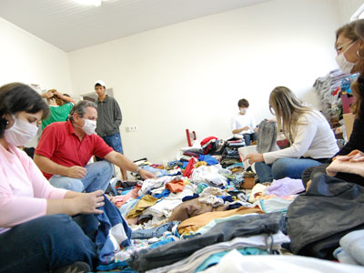 Até sexta-feira de manhã a equipe já tinha contabilizado mais de 12 mil peças - Até sexta-feira de manhã a equipe já tinha contabilizado mais de 12 mil peças -