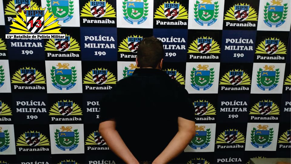 O indivíduo responderá por desacato, resistência, injúria (violência doméstica) e por descumprir medida protetiva de urgência - Divulgação/PMMS