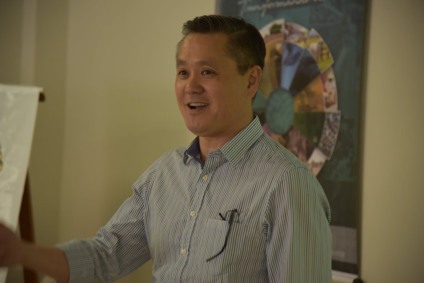 O presidente do Sistema Famasul (Federação da Agricultura e Pecuária de MS), Mauricio Saito, durante a Expopar - Divulgação