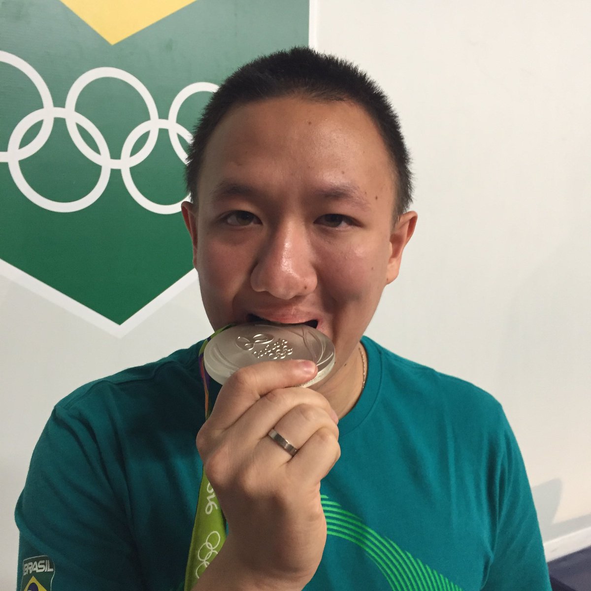 Felipe Wu conquista primeira medalha para o país - Divulgação/Rio 2016