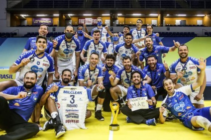 EMS Taubaté Funvic foi campeão sem perder sets - Wander Roberto/Inovafoto/CBV