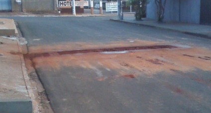 A rua havia sido recapeada há quatro meses - Arquivo/Pessoal