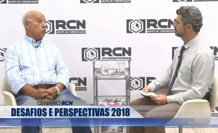 Ex-presidente do Sindicato Rural de Três Lagoas, Jairo Queiroz Jorge, em entrevista ao “Cenário RCN – Desafios e Perspectivas 2018” - Reprodução/TVC