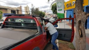 Equipe apresenta palestras sobre faixa de pedestre, capacetes, filas duplas e outros problemas enfrentados diariamente. - Detran-MS/Divulgação