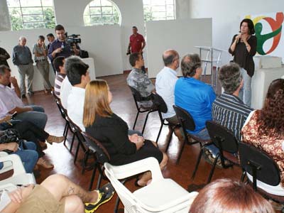 Durante o lançamento a prefeita disse que sempre gostou de estar em contato com a população -