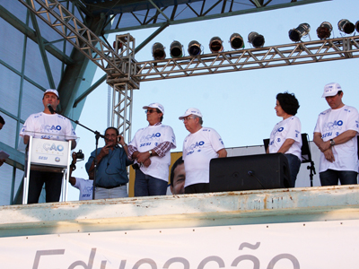 Abertura contou com a participação da prefeita Márcia Moura e com o presidente da Fiems, Sérgio Longen -