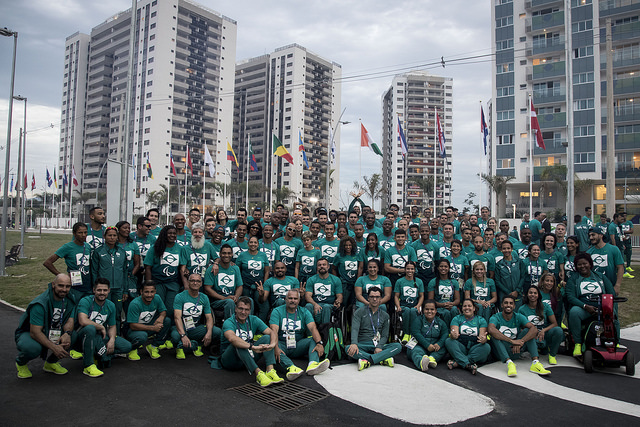 Foto oficial de atletas que disputam os Jogos do Rio a partir de hoje - Daniel Zappe/CPB