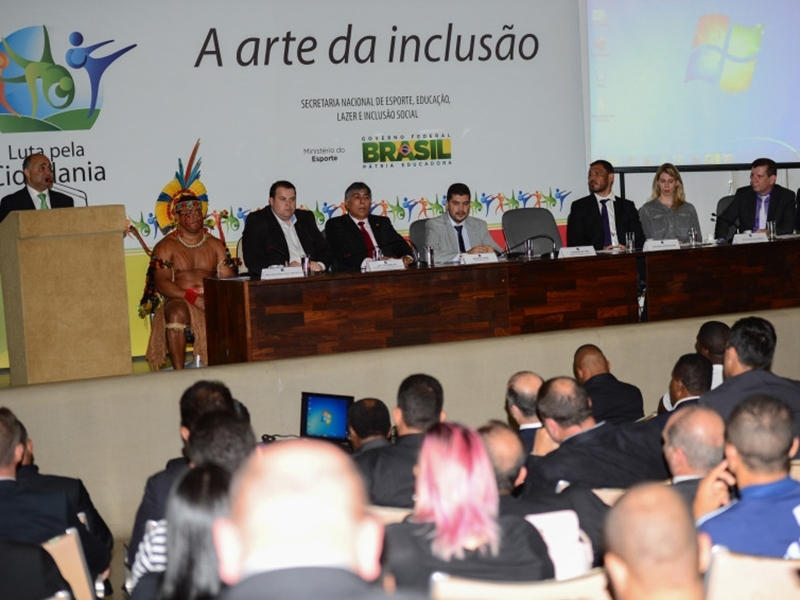 Ministério do Esporte lança o Programa Luta pela Cidadania  - Antonio Cruz/Agência Brasil