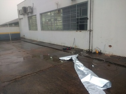 Responsável por agência recebeu o alerta do sistema e chamou a polícia - Divulgação/PM/PC