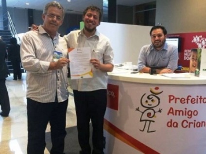 Na semana retrasada, Miziara participou em Brasília do seminário "Novos gestores" - Divulgação Na semana retrasada, Miziara participou em Brasília do seminário "Novos gestores" - Divulgação