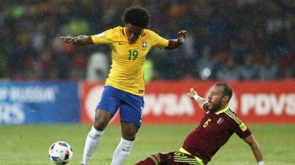 Willian fez um dos gols da partida desta terça-feira - Lucas Figueiredo/CBF