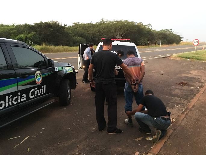 A prisão ocorreu durante uma ação conjunta entre policiais civis de Brasilândia e de Panorama, - Divulgação/Polícia Civil