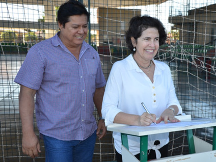 Marcia estava acompanhada de seus secretários, chefe de gabinete, diretores e servidores municipais - Divulgação