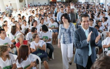 Ministro do Trabalho, Carlos Luppi, na formatura do Projovem em 2010 -