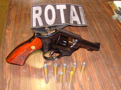 Foram 16 armas apreendidas em Três Lagoas -