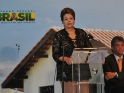 Presidente Dilma, durante anúncio de nova etapa do programa "Minha Casa, Minha Vida" nesta quinta-feira -