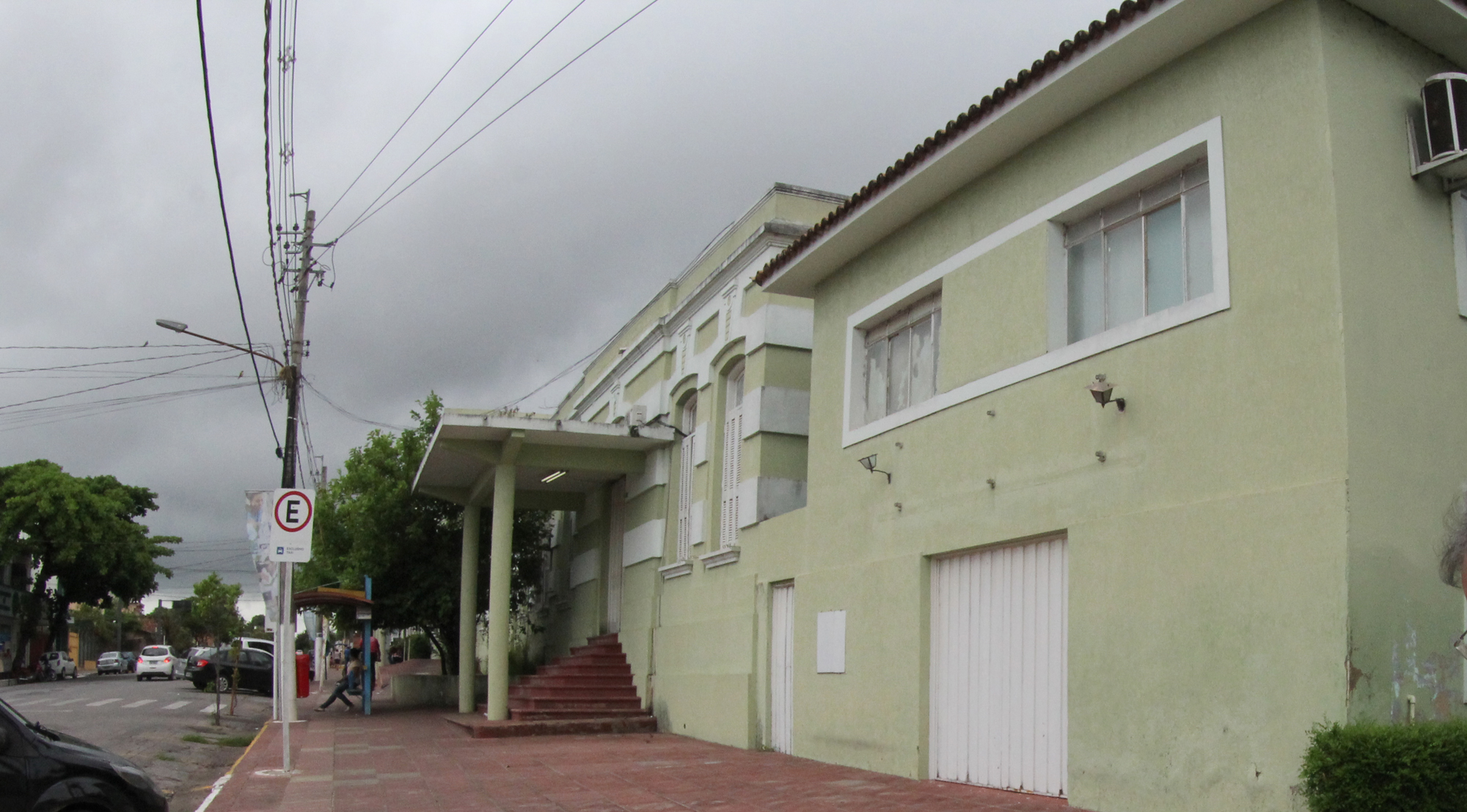 Fachada do hospital no centro de Corumbá, no Pantanal de MS - Chico Ribeiro