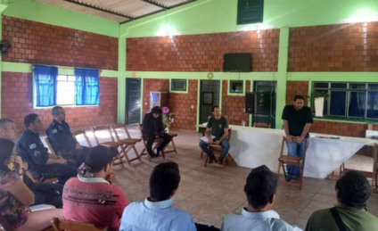 Reunião foi feita na cidade de Paranhos - Divulgação/3ª CIPM