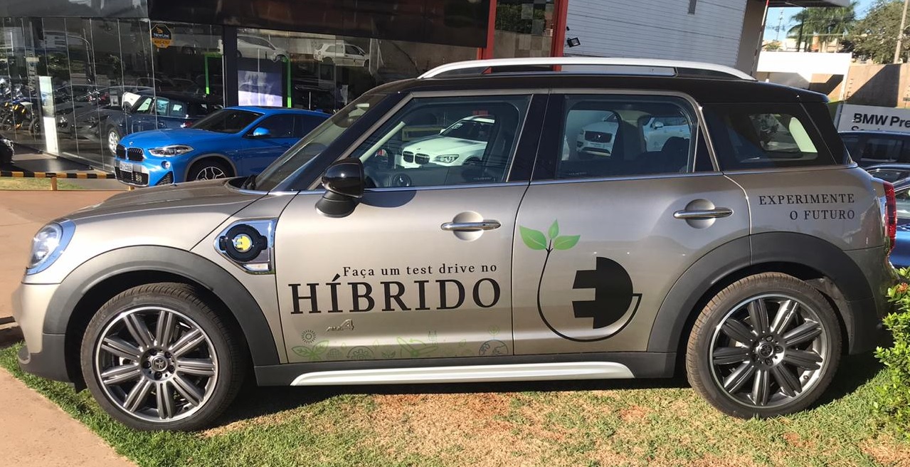 Mini Cooper S E Countryman Hybrid um dos modelos que esta à disposição em Campo Grande - Israel Espindola/CBN
