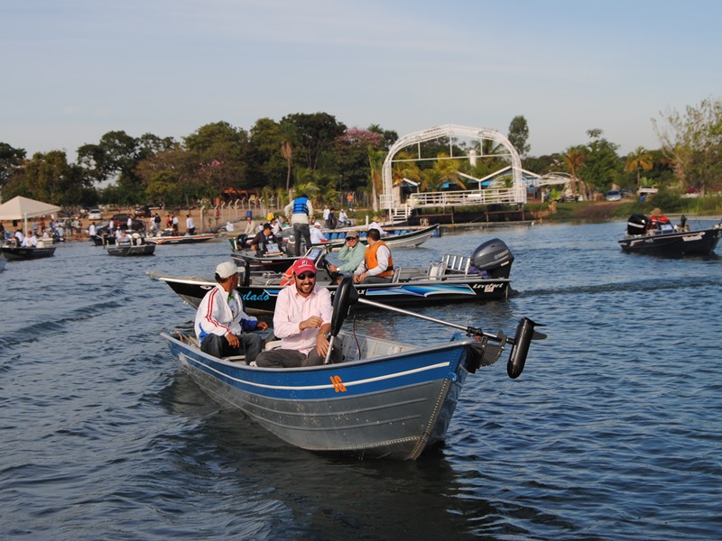 Competidores na 6ª Edição do Torneio de Pesca Esportiva de Três Lagoas - Arquivo JP
