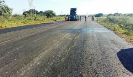 Pavimentação da rodovia de acesso à ponte é iniciada por São Paulo - Divulgação