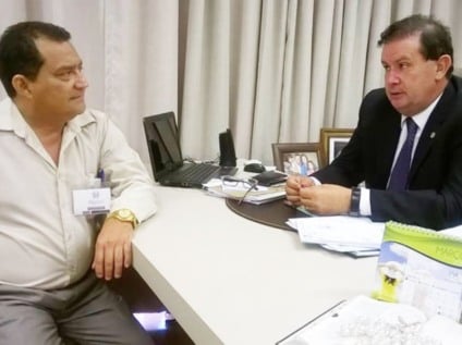 Baixinho solicitou ao deputado estadual Eduardo Rocha que interceda junto ao Ministério da Saúde - Divulgação
