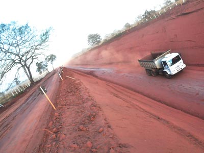 Obras do contorno ferroviário -