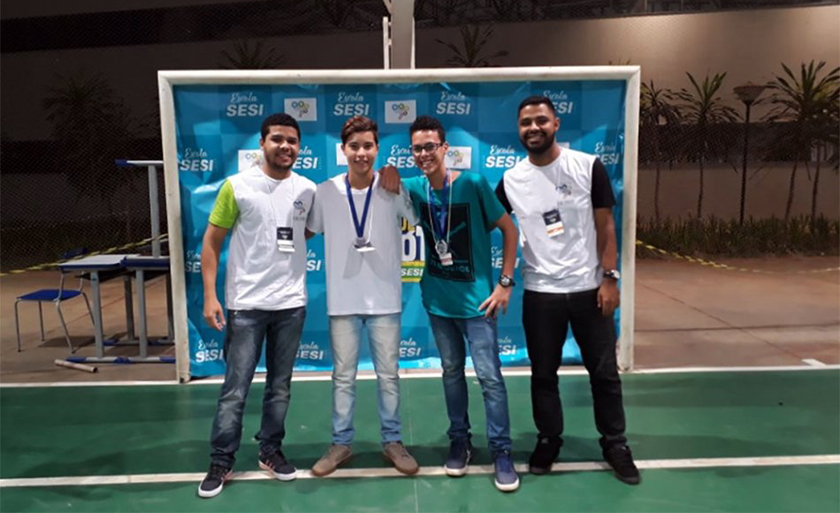 Três Lagoas foi medalha de prata do nível II, com a equipe Tera Robotic’s Prime - Divulgação