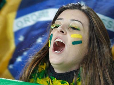 Torcida do Brasil foi a mais fiel da Copa - Torcida do Brasil foi a mais fiel da Copa -