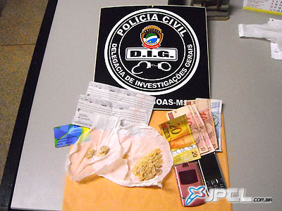 O entorpecente seria distribuído no bairro Paranapungá -