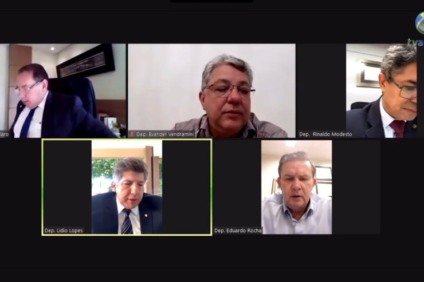 Reuniões da CCJR continuam sendo realizadas de forma remota - Wagner Guimarães/ALEMS