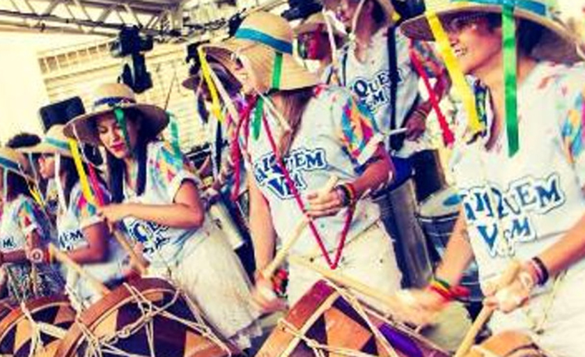 Orquestra Popular de Rua Vai Quem Vem foi criada há três anos e apresenta trabalhos autorais - Divulgação