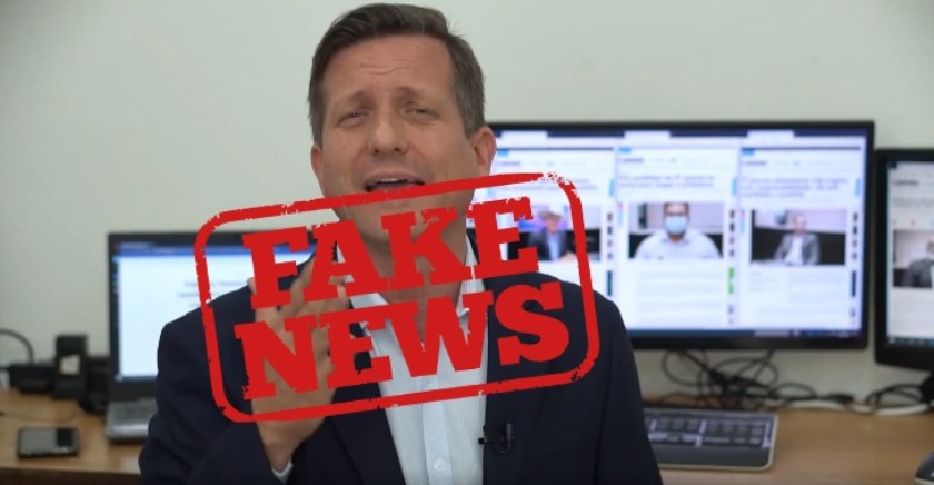 Vídeo publicado nas redes sociais pelo candidato Fabrício Venturoli é fake news! - Divulgação