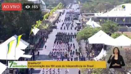 Veja transmissão do desfile - Reprodução/NBR