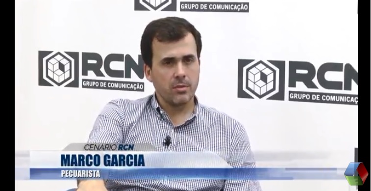 Marco Garcia durante entrevista ao "Cenário RCN" - Reprodução/TVC