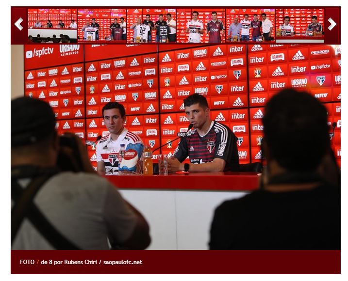 O lateral-direito Igor Vinícius e o lateral-esquerdo Léo foram apresentados nesta quinta-feira - Divulgação