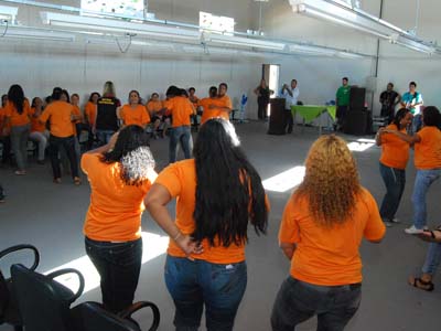 As 51 detentas do Presídio Feminino de de Três Lagoas comemoraram o Dia Internacional da Mulher -