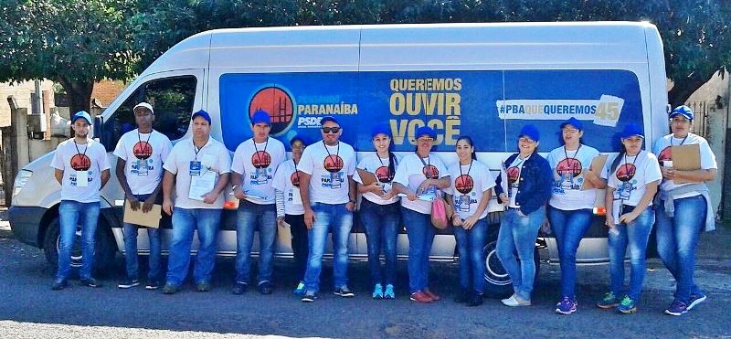 Equipe  visitara residencias para ouvir reivindicações. - Divulgaçao PSDB 